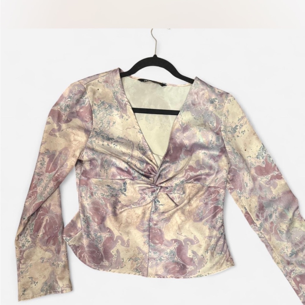 Elegant Women's Top in Pastel Shades